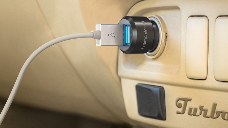RAVPower 24W Car Charger, $5 with code KINJA102